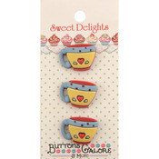 Coffee Cups - Sweet Delights Buttons