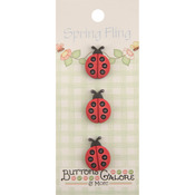 Ladybugs - Spring Fling Buttons