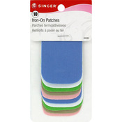 Light Assortment - Iron-On Patches 2"X3" 10/Pkg