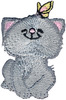 Cat W/Butterfly - Wrights Iron-On Applique