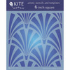 Deco Palms - Judikins 6" Square Kite Stencil