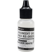 Glacier White - Ranger Pigment Ink Reinkers .5oz