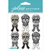 Black & White Skulls - Jolee's Mini Repeats Stickers