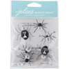Black & White Spiders - Jolee's Boutique Dimensional Stickers