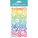 Rainbow Swirls - Jolee's Boutique Stickers