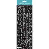 Wedding Words White Borders - Jolee's Boutique Stickers