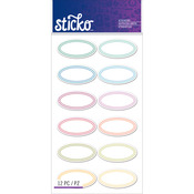 Color Ovals - Sticko Label Stickers