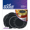 Chalk Mason Jar Labels - Sticko Label Stickers