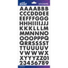 Black Glitter Futura Bold Small - Sticko Alphabet Stickers