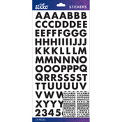 Black Futura Bold Small - Sticko Alphabet Stickers