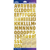 Gold Foil Motter Medium - Sticko Alphabet Stickers