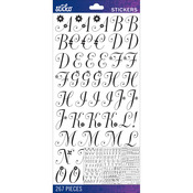 Black Dorchester Medium - Sticko Alphabet Stickers