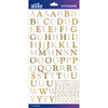 Gold Foil Goudy Small - Sticko Alphabet Stickers