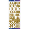 Gold Futura Regular Glitter - Sticko Alphabet Stickers