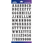 Black Glitter Carnival Small - Sticko Alphabet Stickers