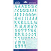 Teal Brush Small Sticko Alphabet Stickers