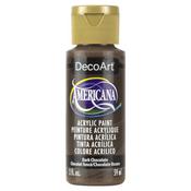 Americana Acrylic Paint 2oz - Dark Chocolate - Opaque
