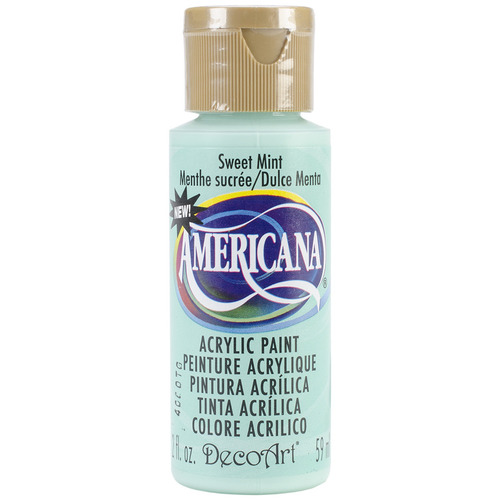 Deco Art > Sweet Mint - Opaque - Americana Acrylic Paint 2oz: A Cherry On  Top