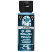 Blue Topaz - FolkArt Metallic Acrylic Paint 2oz