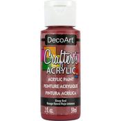 Deep Red - Crafter's Acrylic All-Purpose Paint 2oz