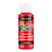 Bright Red - Crafter's Acrylic All-Purpose Paint 2oz