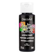 Black - Crafter's Acrylic All-Purpose Paint 2oz