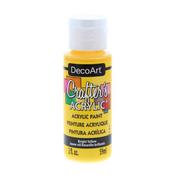 Bright Yellow - Crafter's Acrylic All-Purpose Paint 2oz