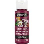 Very Berry - DecoArt Crafter's Acrylic All-Purpose Paint 2oz