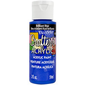 Brilliant Blue - Crafter's Acrylic All-Purpose Paint 2oz