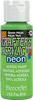Green Neon - Crafter's Acrylic All-Purpose Paint 2oz