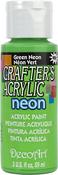 Green Neon - Crafter's Acrylic All-Purpose Paint 2oz