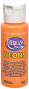 Torrid Orange - Americana Neons Fluorescent Acrylic Paint 2oz