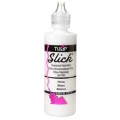 Slick - White - Tulip Dimensional Fabric Paint 4oz