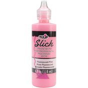 Slick - Fluorescent Pink - Tulip Dimensional Fabric Paint 4oz