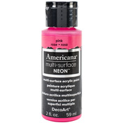 Pink - Americana Multi-Surface Neon Acrylic Paint 2oz