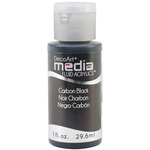 Carbon Black (Series 1) - Media Fluid Acrylic Paint 1oz
