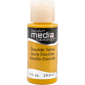 Diarylide Yellow (Series 3) - Media Fluid Acrylic Paint 1oz