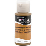 Transparent Yellow Iron Oxide (Series 2) - Media Fluid Acrylic Paint 1oz