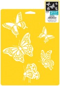 Butterflies - Stencil Mania Stencil 7"X10"
