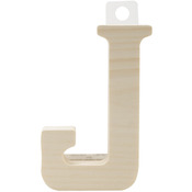 J - Wood Letter 5"