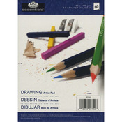 40 Sheets - Essentials Drawing Artist Paper Pad 5"X7"