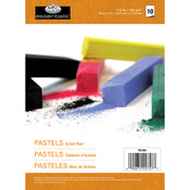 Essentials Pastels Artist Paper Pad 5"X7"