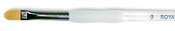 Size 10 - Soft-Grip Golden Taklon Filbert Brush