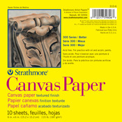 10 Sheets - Strathmore Canvas Paper Pad 6"X6"