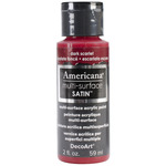 Dark Scarlet - Americana Multi-Surface Satin Acrylic Paint 2oz