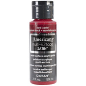Dark Scarlet - Americana Multi-Surface Satin Acrylic Paint 2oz
