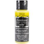 Lemon Zest - Americana Multi-Surface Satin Acrylic Paint 2oz