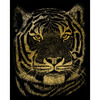 Bengal Tiger - Gold Foil Engraving Art Kit 8"X10"