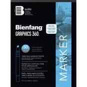 9"X12" Bienfang Graphics 360 Marker Paper Pad