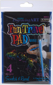 Safari Animals - Rainbow Foil Engraving Art Fun Travel Pads